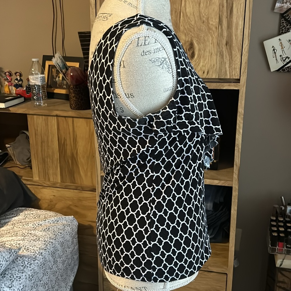 Merona Ruffled Tank Top - Small - Picture 2 of 5